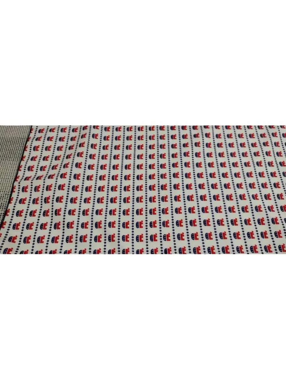 USA Vintage 1976 1776 Usa Wide Large Scarf Elephant GOP REPUBLICAN Authentic 70s